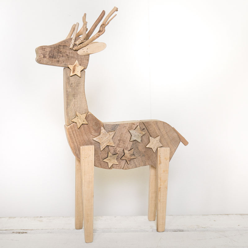 Wooden Reindeer | Satchville Gift Co - Shop Display