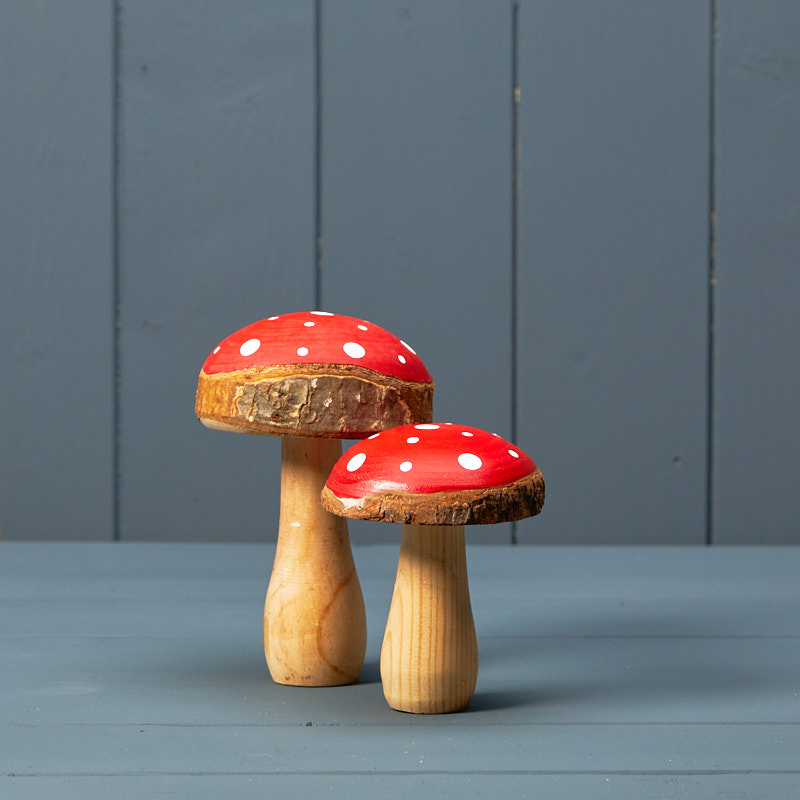 Wooden Autumnal Mushroom