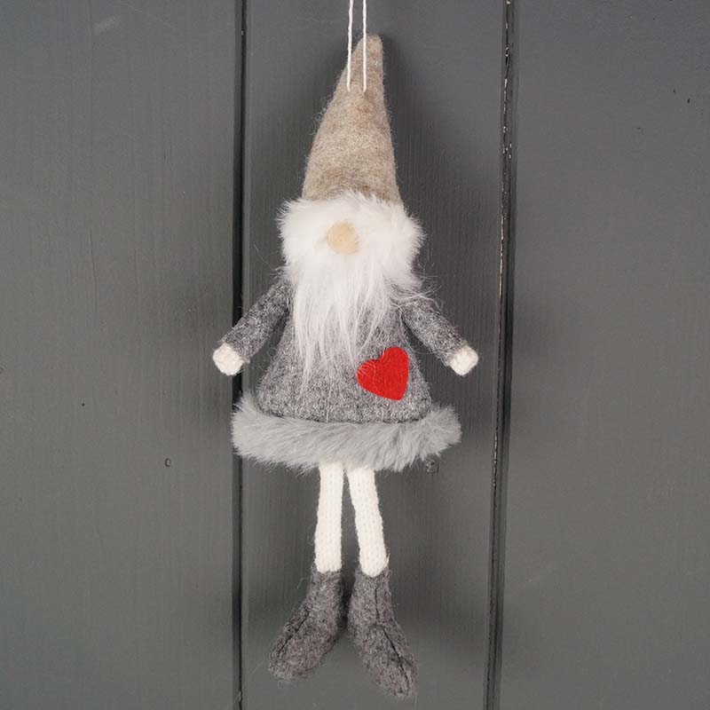 21cm fabric santa