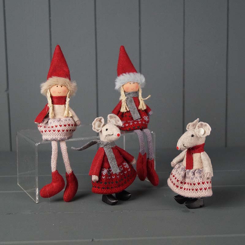 Fabric Dolls and Mice