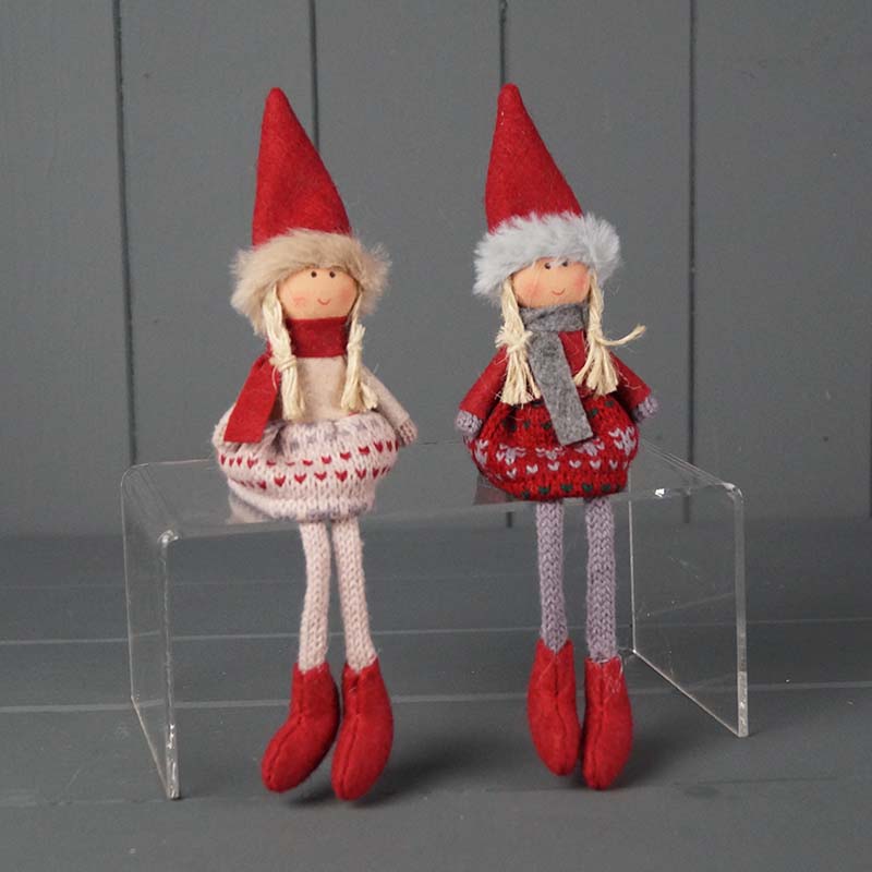 Fabric Dolls with dangly legs