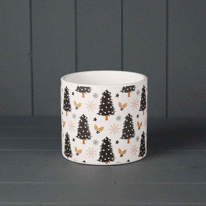 14cm Ceramic Christmas Tree Pot